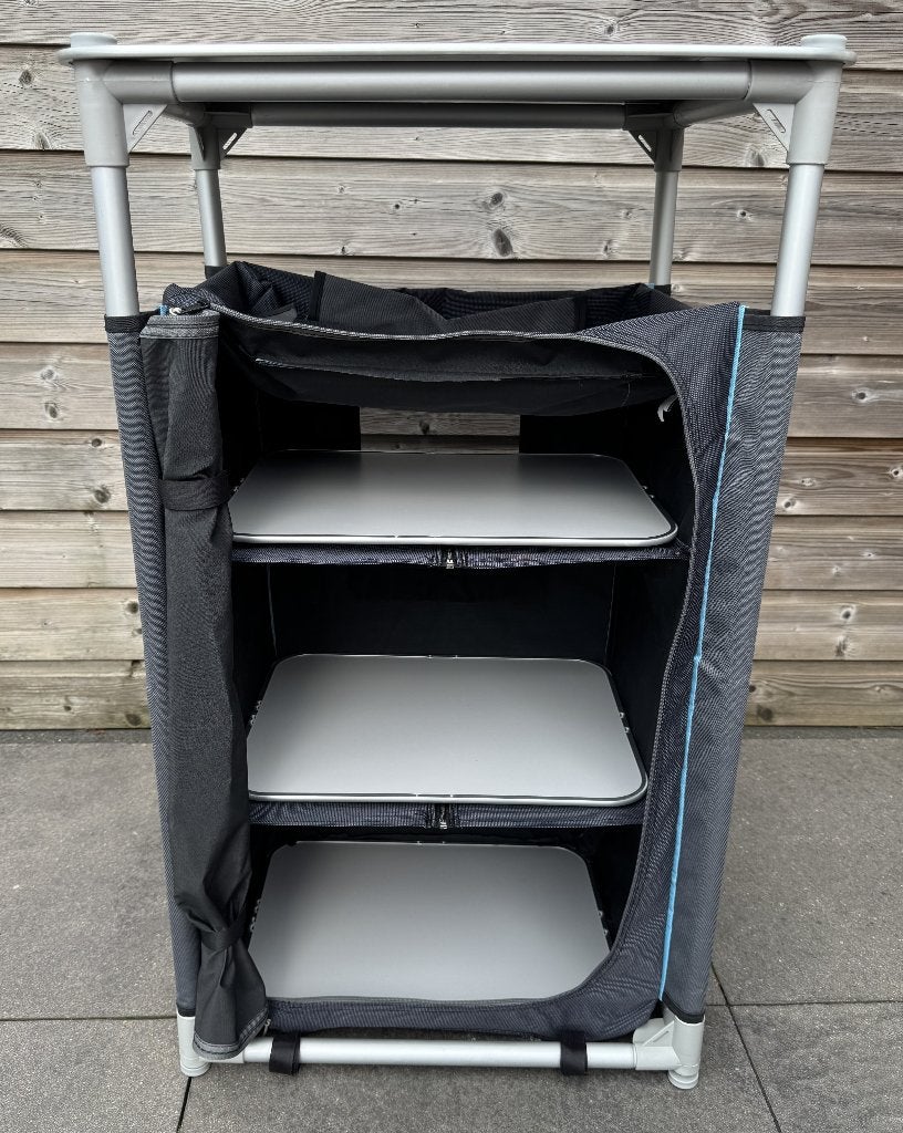 Zeer nette camping kast plus minus 90 cm hoog, Ophalen of Verzenden, Gebruikt, Campingkast