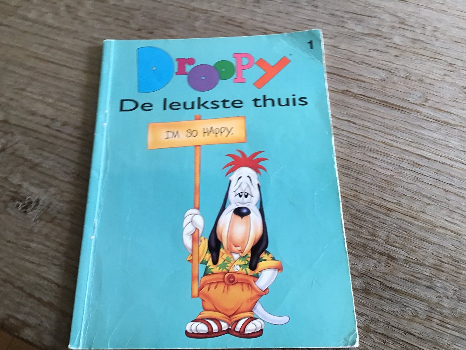 Stripboek Droopy De leukste thuis, Eén stripboek, Ophalen of Verzenden, Gelezen