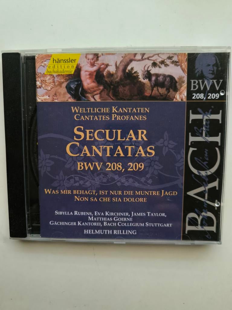 Bach Secular cantatas, Ophalen of Verzenden, Barok, Zo goed als nieuw, Overige typen