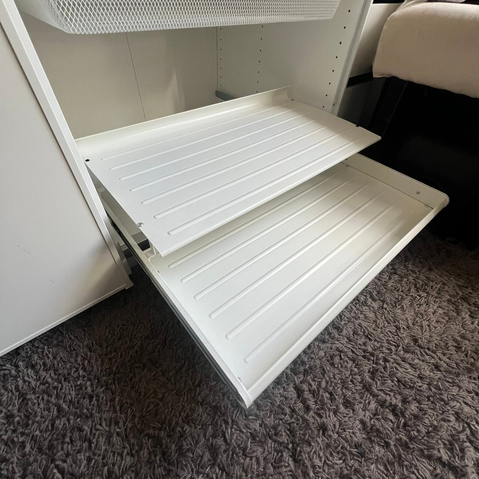 Ikea pax complement uittrekbaar schoenenrek wit 75x58 cm, Ophalen, Gebruikt