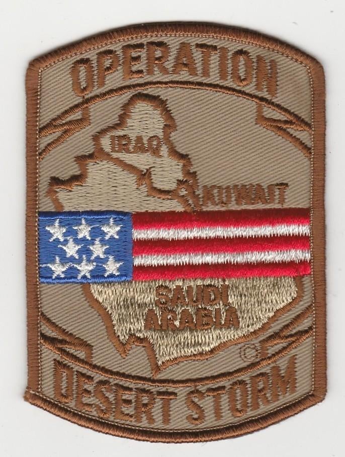 embleem / patch Operation Desert Storm, Verzenden, Landmacht, Amerika, Embleem of Badge