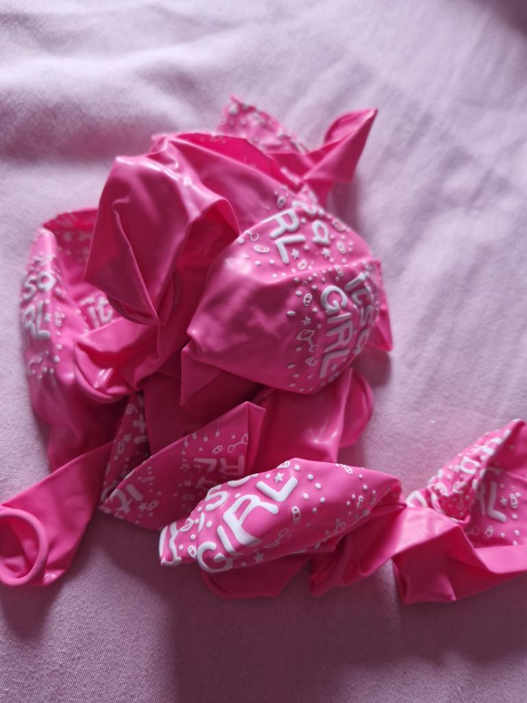 It's a Girl Ballonnen Set - 10 Roze Ballonnen, Ophalen, Nieuw, Versiering, Geboorte of Huwelijk