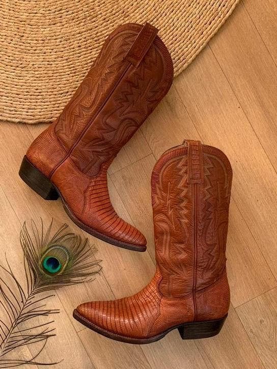 Don Quijote cowboylaarzen 41 42 western boots laarzen, Hoge laarzen, -, Ophalen of Verzenden, Zo goed als nieuw