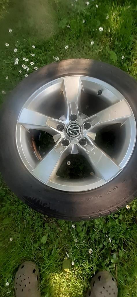1x vw velg transporter 17inch metcontinental, Ophalen of Verzenden, Voor, Bumper