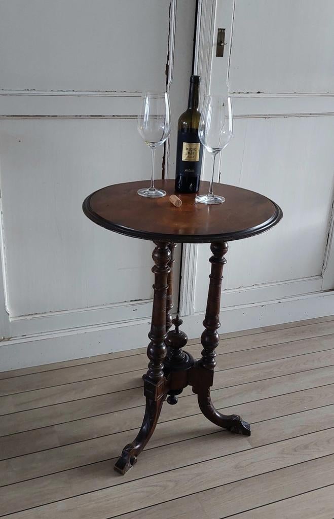 Antiek wijntafeltje, bijzettafel, salontafel, Antiek en Kunst, Antiek | Meubels | Tafels, Ophalen