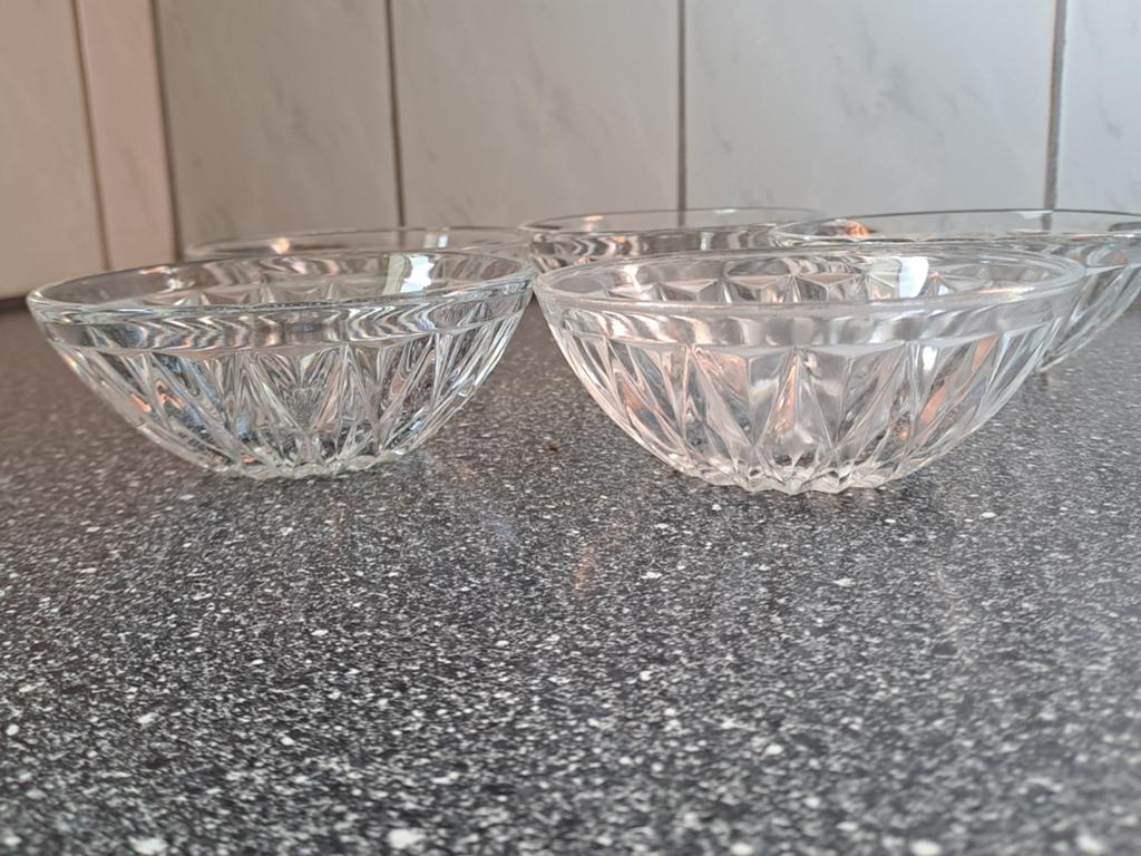 5 puddingschaaltjes France., Ophalen of Verzenden, Kom(men), N.v.t, N.v.t