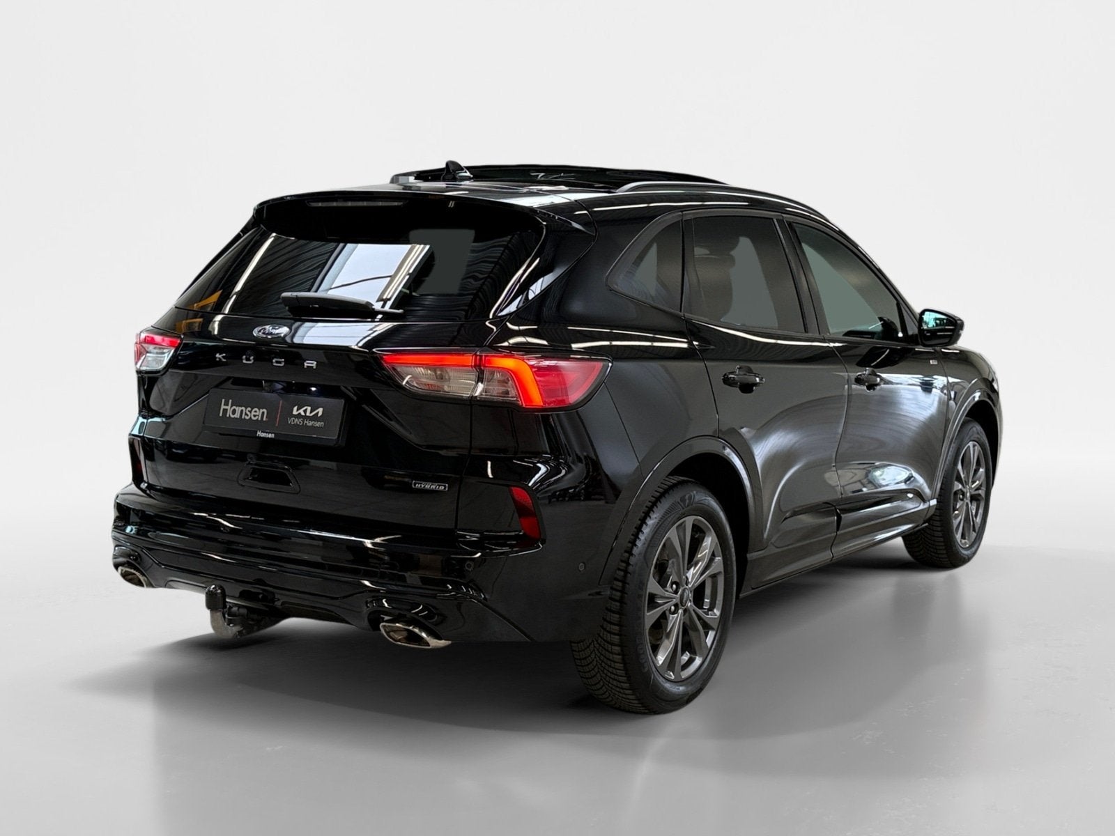 Ford Kuga 2.5 PHEV ST-Line X I Panoramadak I Elek. Trekhaak, Auto's, Gebruikt, Euro 6, 4 cilinders, Zwart