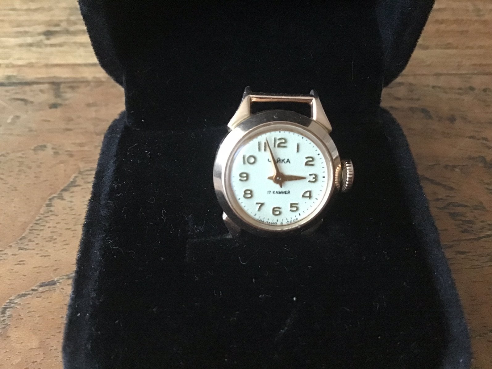 Gouden horloge, Ophalen of Verzenden, Goud, Overige merken, 1960 of later