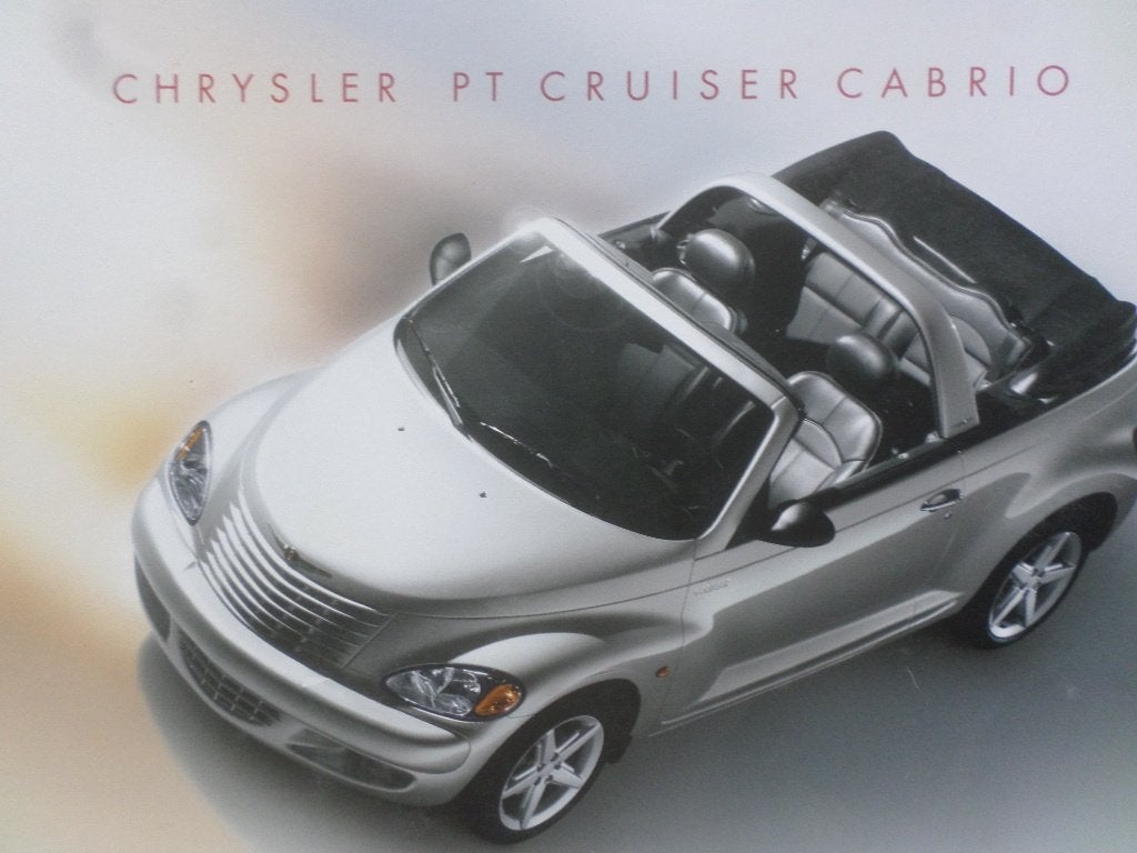 Chrysler PtCruiser Cabrio Brochure, Ophalen of Verzenden, Zo goed als nieuw, Overige merken