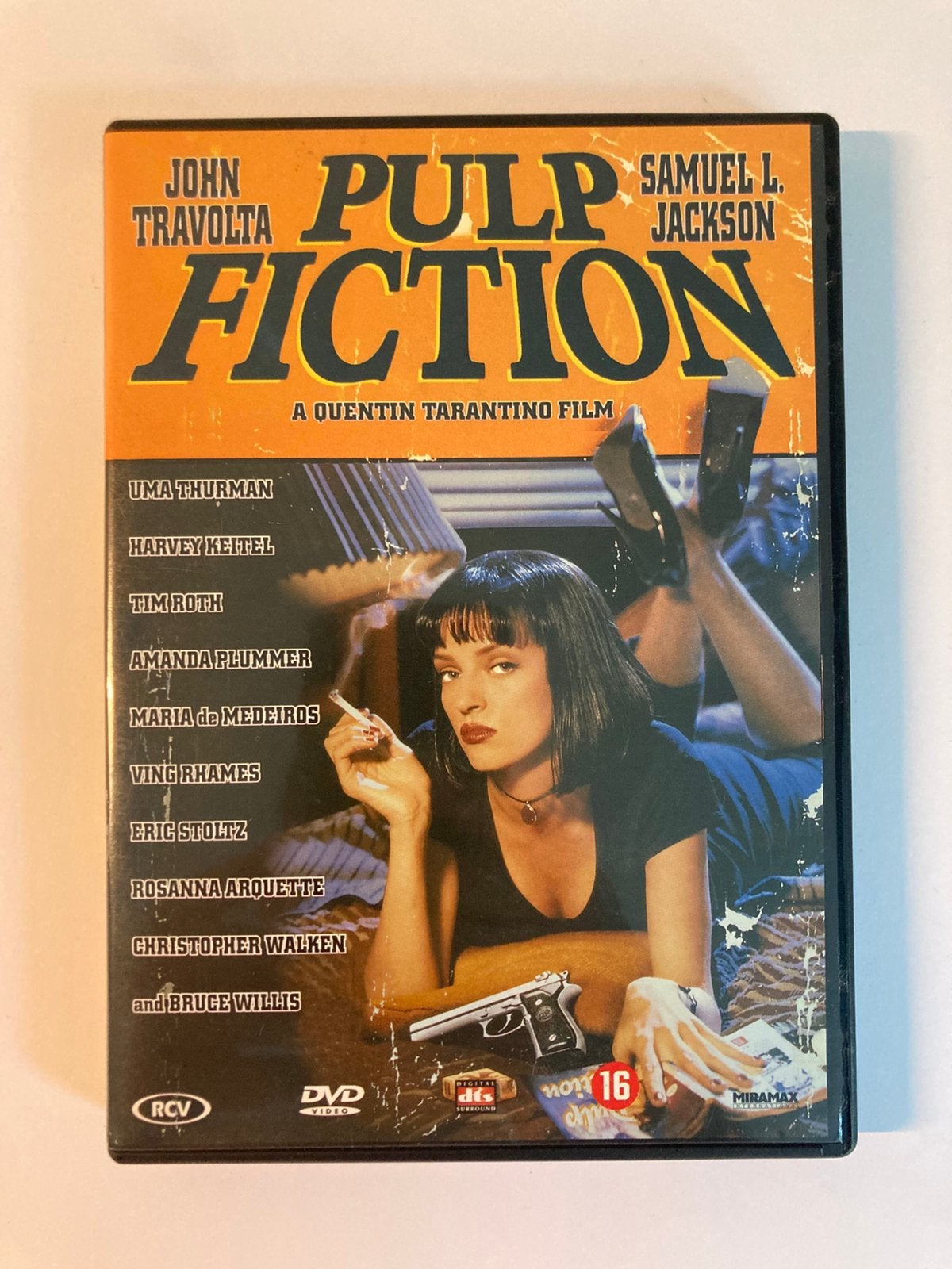 Pulp Fiction, 1994 / DVD / Quentin Tarantino, Vanaf 16 jaar, Ophalen of Verzenden, Zo goed als nieuw, Maffia en Misdaad