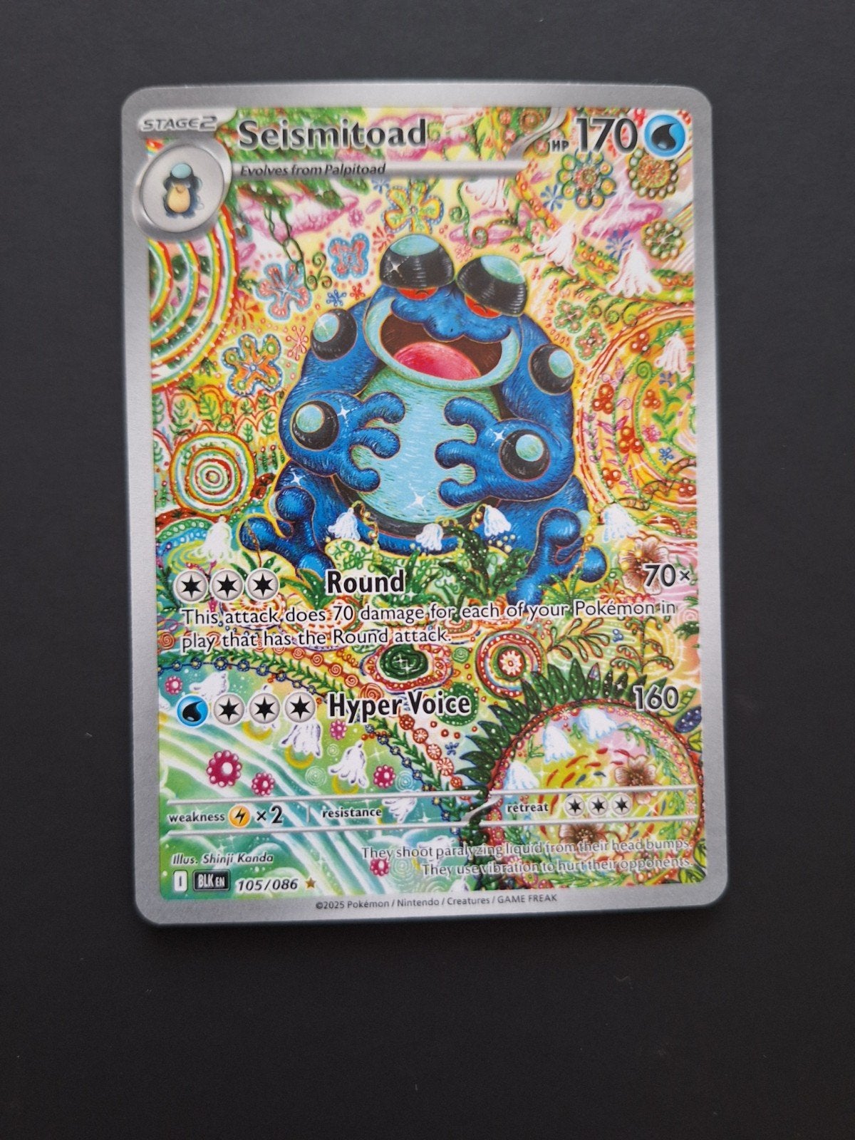 pokemon Seismitoad black bolt, Ophalen of Verzenden, Nieuw