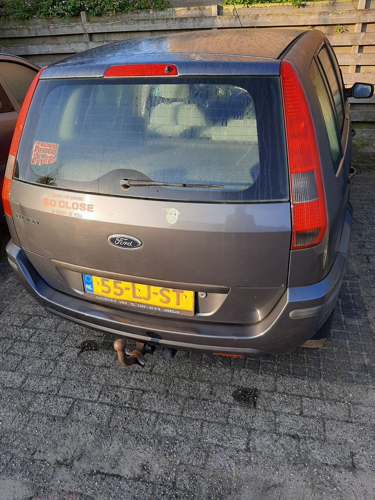 Ford Fusion 1.6 16V 2003 Grijs, Auto's, Ford, Voorwielaandrijving, 1596 cc, 15 km/l, 100 pk