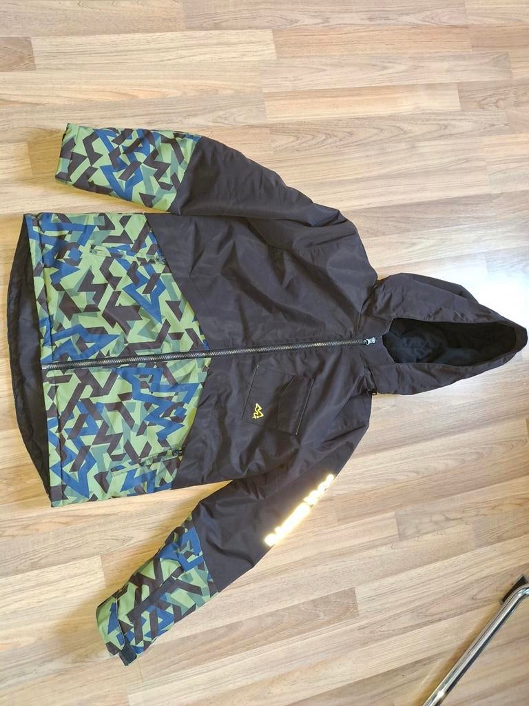 Zwart groene ski jas 29ft maat 164/170, Ophalen of Verzenden, Zo goed als nieuw, Jongen, 29ft