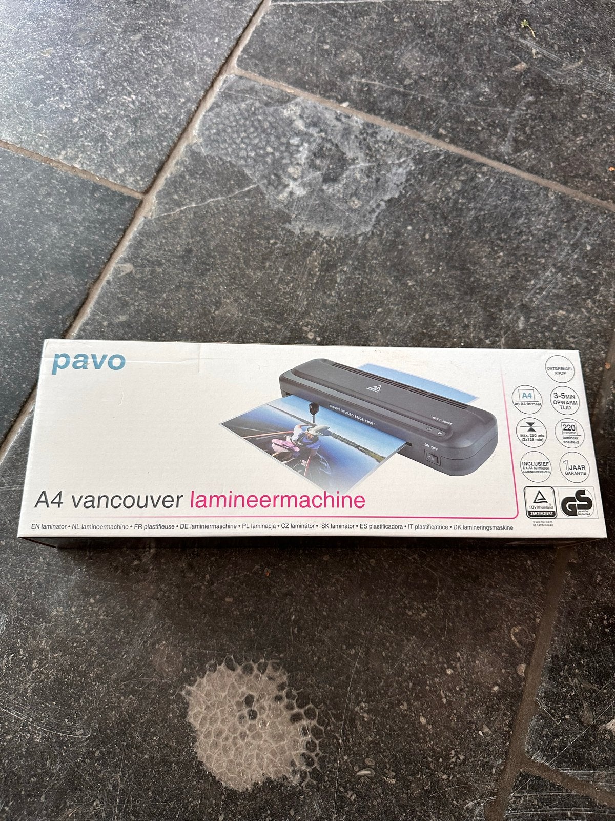 Pavo A4 Vancouver Lamineermachine - Nieuw in doos, Ophalen, Nieuw