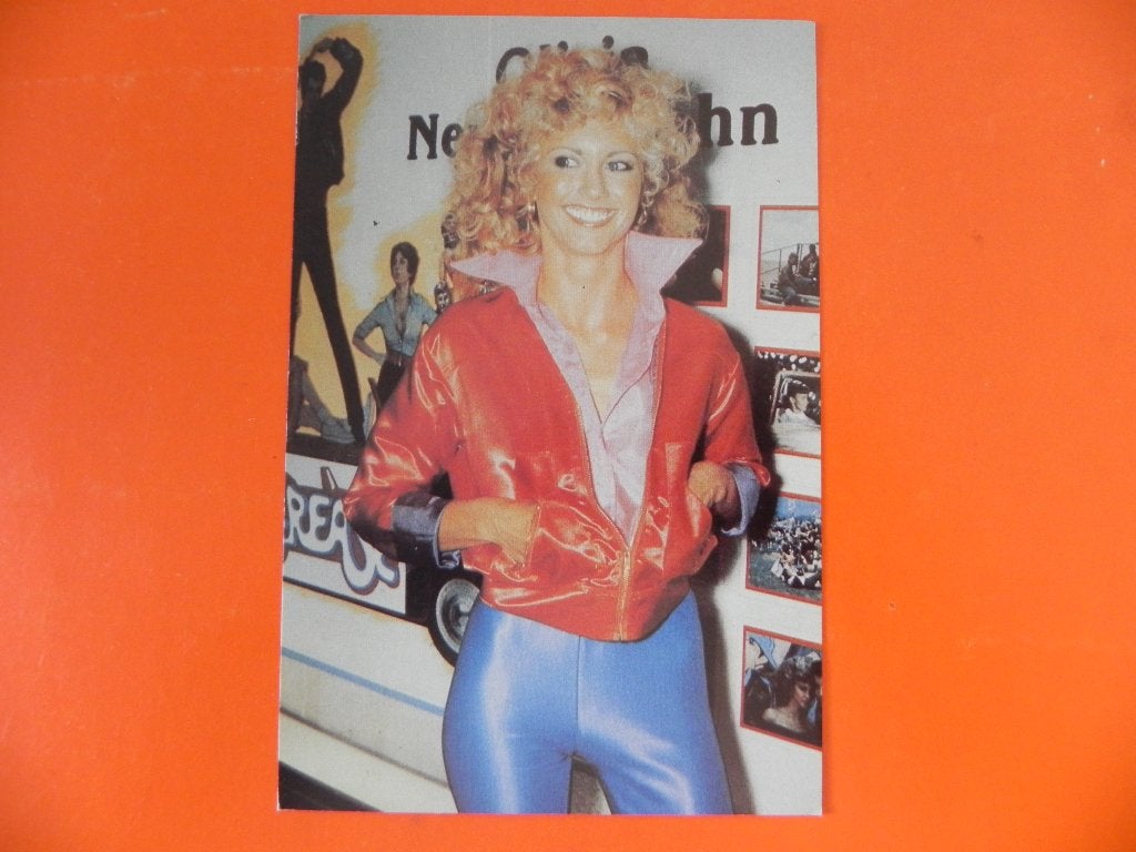 Ansichtkaart van Olivia Newton John., Verzamelen, Ophalen of Verzenden, 1980 tot heden, Ongelopen, Buiten Europa