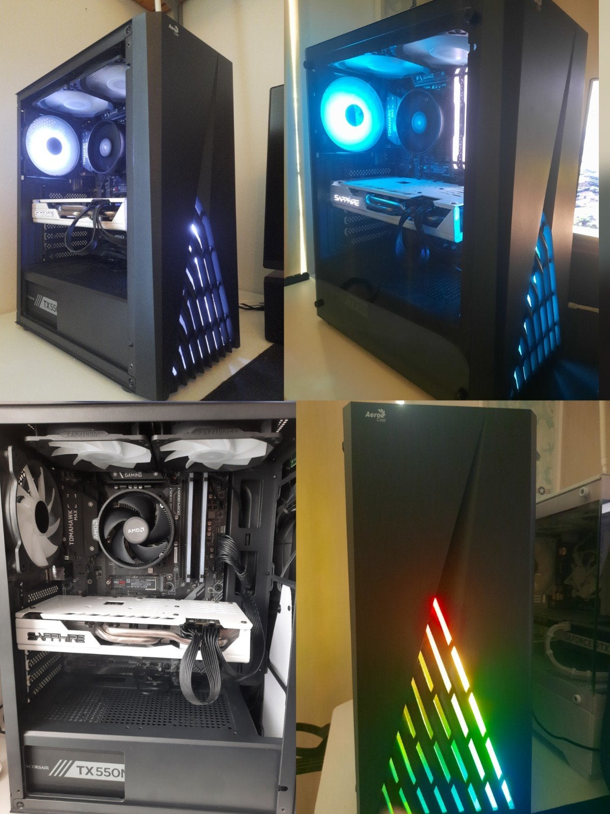 Gaming PC - AMD Ryzen 5, RX 570, 16GB RAM, Computers en Software, Desktop Pc's, Custom Build, Ophalen of Verzenden, Zo goed als nieuw