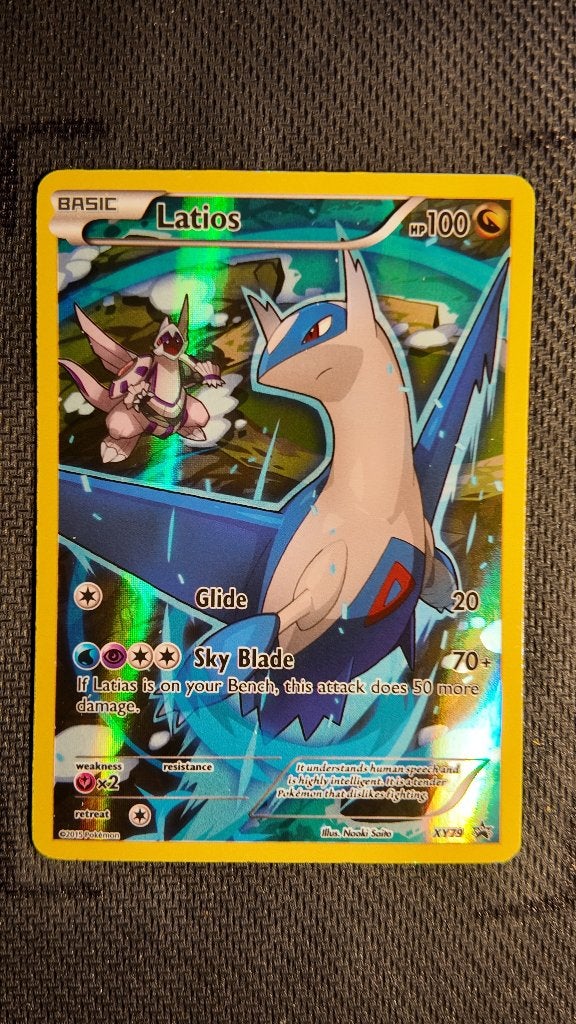 Latios XY79 XY Black Star Promos | Pokemon kaart, Ophalen, Losse kaart, Foil