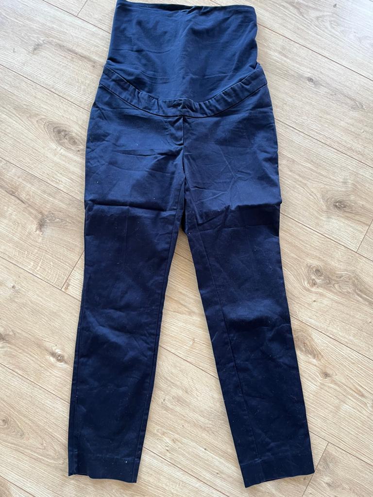 Zwangerschapsbroek blauw H&M maat S, Ophalen of Verzenden, Zo goed als nieuw, Blauw
