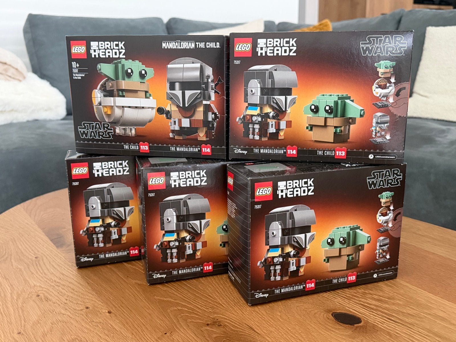 LEGO BrickHeadz Star Wars Mandalorian & The Child (5x), Star Wars, Lego, Nieuw, Ophalen of Verzenden