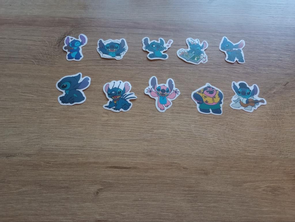 10 verschillende Lilo en Stitch stickers, Ophalen of Verzenden, Nieuw, Meerdere stickers