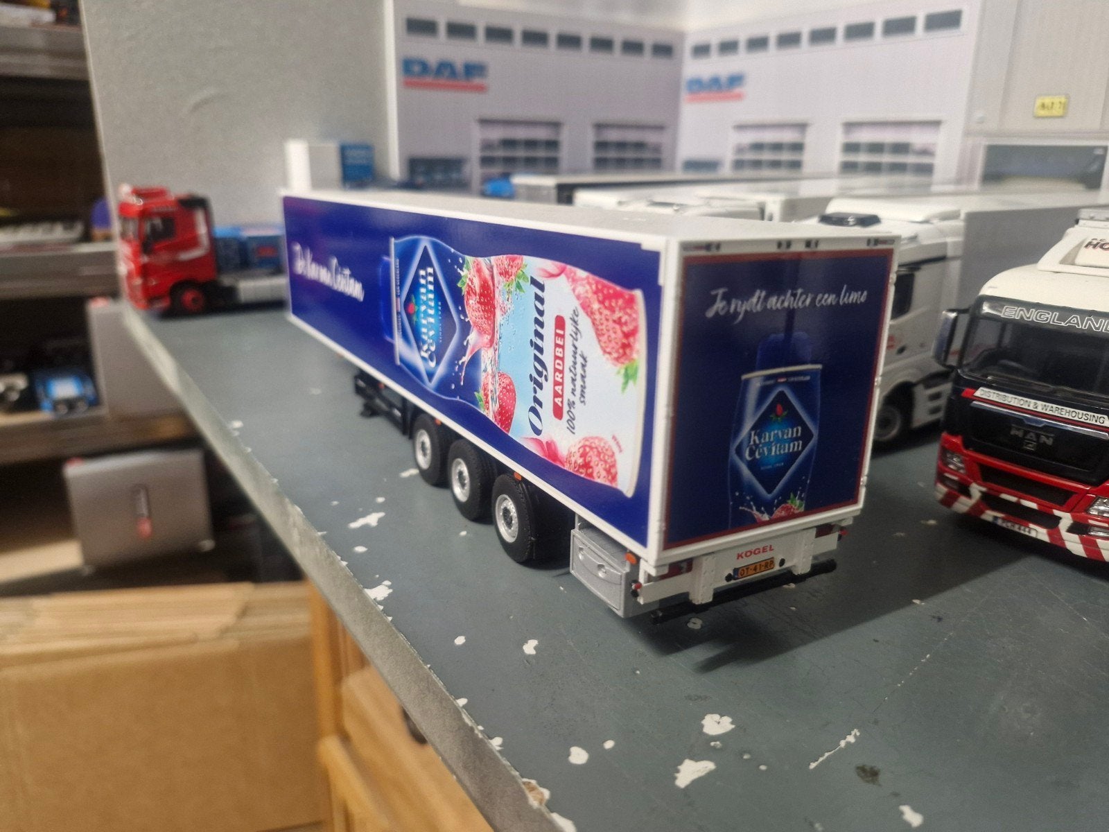 kastentrailer wsi karvan cevitam, Ophalen of Verzenden, Zo goed als nieuw, Bus of Vrachtwagen, Wsi