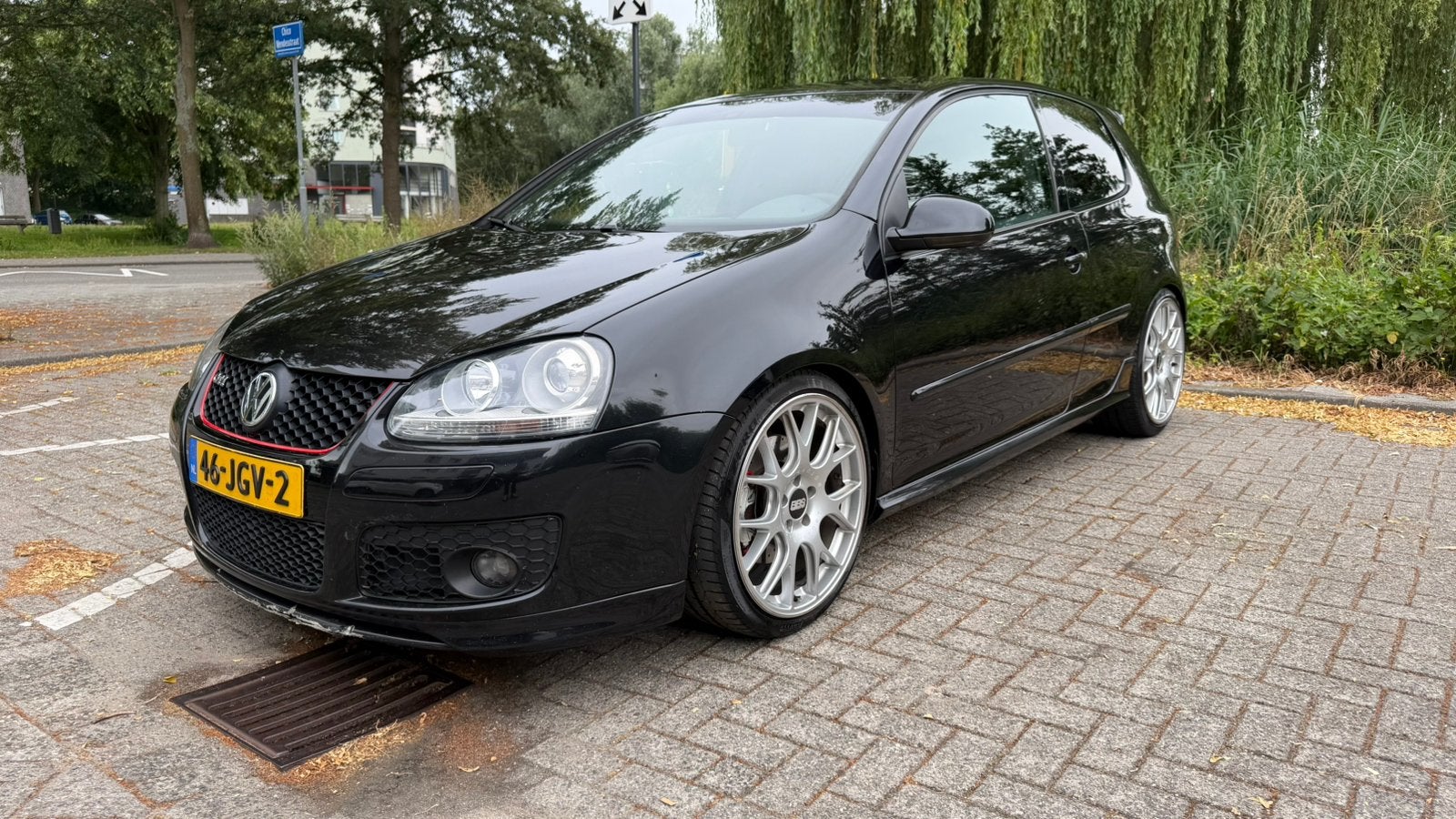 Volkswagen Golf 5 GTI Edition 60 2007 Stage 2 ,BBS, KW SCHR, Auto's, Stof, 4 cilinders, Zwart, Bedrijf