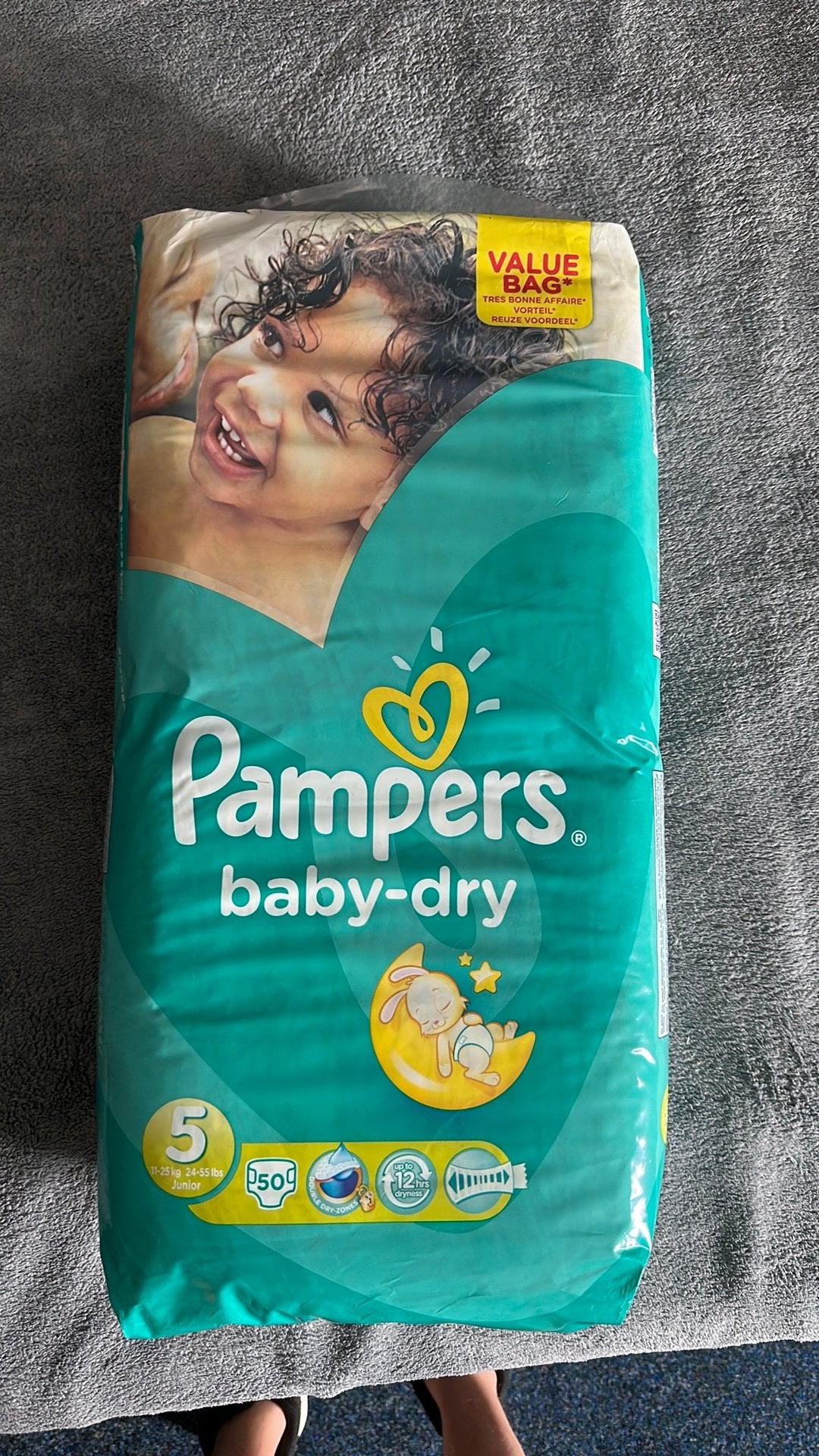 Vintage Pampers baby dry maat 5, Verzenden, Zo goed als nieuw, Overige typen