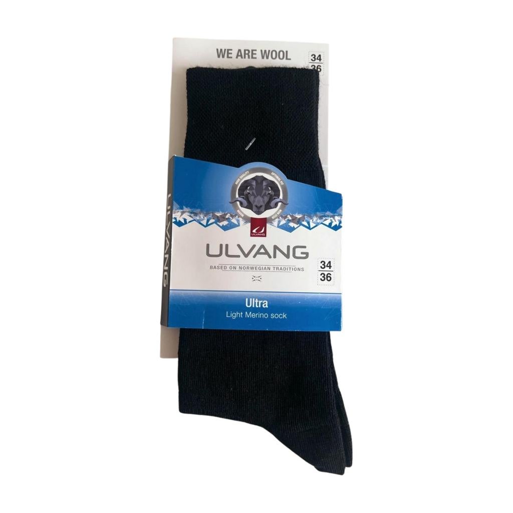 Ulvang Ultra – Lichte Merino wollen sokken (maat 34-36), Info@activebrands.com, Østre Aker vei 24C, 0581 Oslo, Norway, Jongen of Meisje