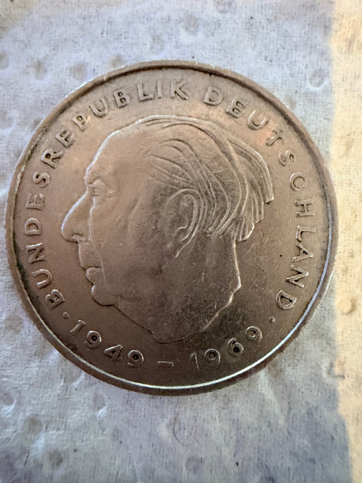 2 Duitse Mark 1974 (J)- Bundesrepublik Deutschland, Postzegels en Munten, Munten | Europa | Niet-Euromunten, Losse munt, Duitsland