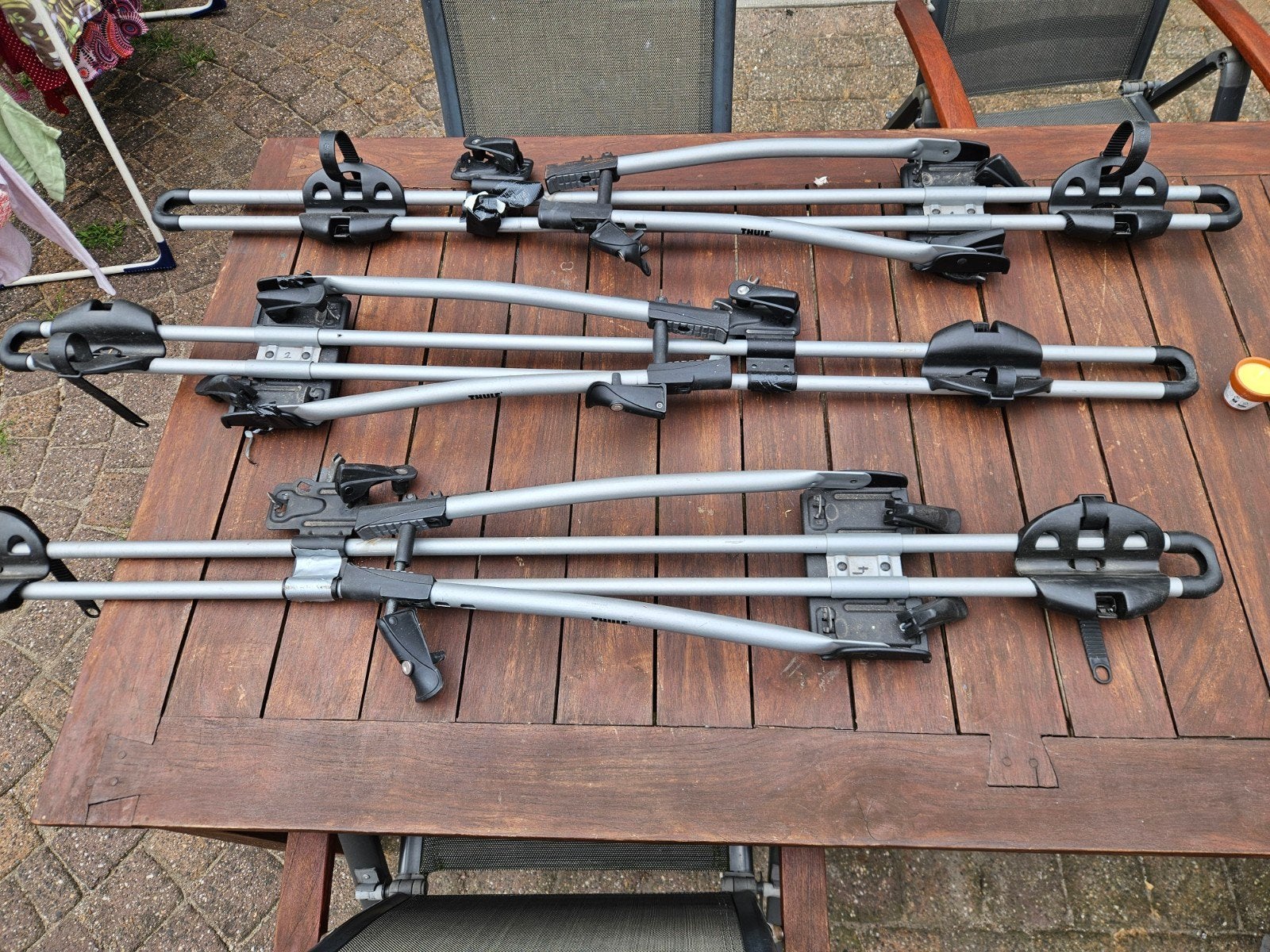 Thule fietsendragers Freeride voor dakmontage (3 stuks), Ophalen of Verzenden