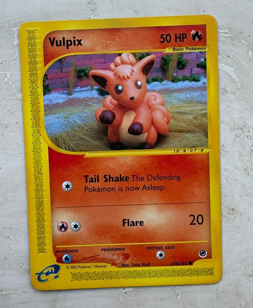 Vulpix -136/165 - Expedition Base Set - Pokémon, Ophalen of Verzenden, Zo goed als nieuw