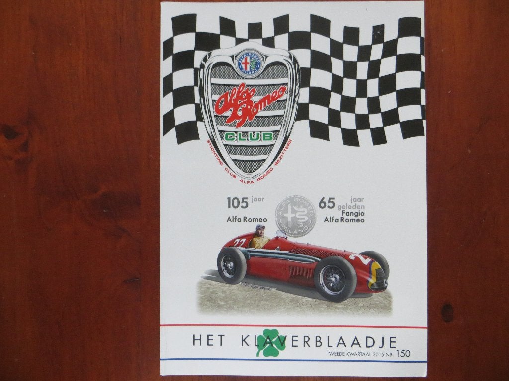 Alfa Romeo Het Klaverblaadje 150 105 jaar AR, Fangio, 75, Ophalen of Verzenden, Nieuw, Alfa Romeo