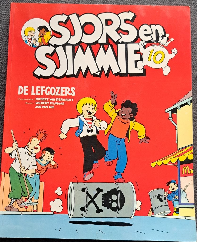 Sjors en Sjimmie De lefgozers nr. 10, Eén stripboek, Ophalen of Verzenden, Gelezen