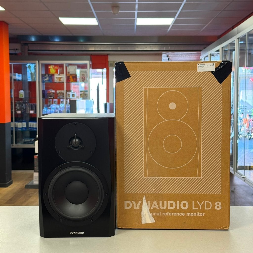 Dynaudio LYD-8 Black Monitor Speakers, Flex Ltd., Zo goed als nieuw, https://flex.com/contact-us, Nobelstraat 10, 5807 GA Oostrum LB, Limburg, Nederland