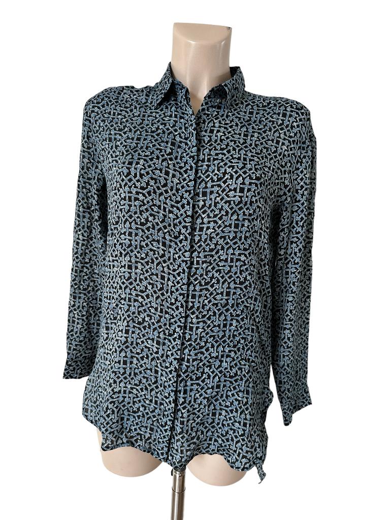 Sack's blouse S, Kleding | Dames, Blouses en Tunieken, Zo goed als nieuw, Maat 38/40 (M), Blauw, Ophalen of Verzenden
