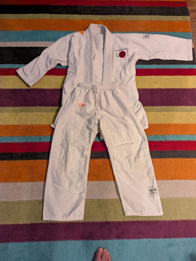 judopak maat 140, Maat XS of kleiner, Ophalen of Verzenden, Gebruikt, Judo