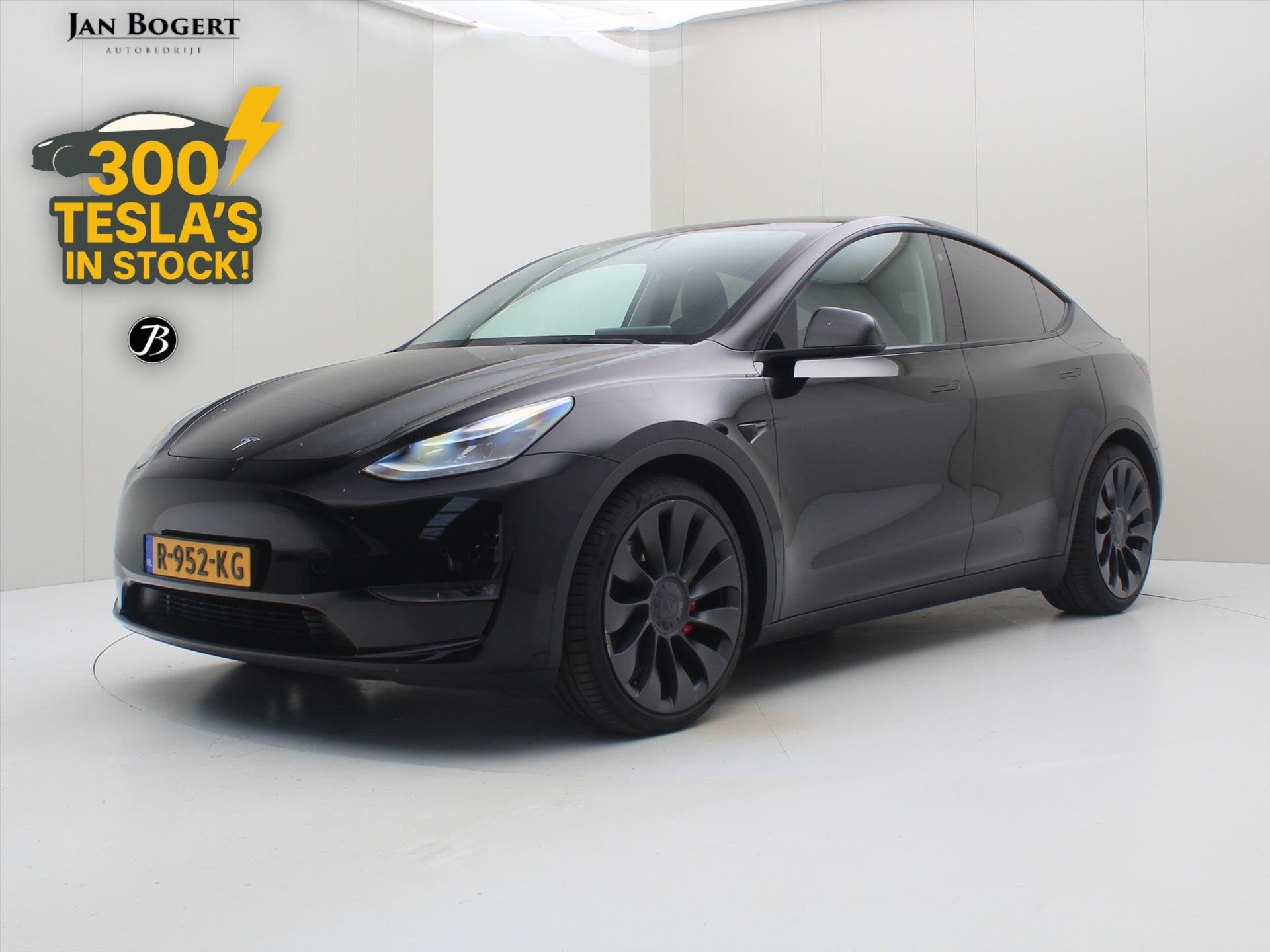 Tesla Model Y Performance 534pk AWD 93% SoH [ 21 INCH+WARMTE, Auto's, Automaat, Gebruikt, Zwart, Adaptive Cruise Control