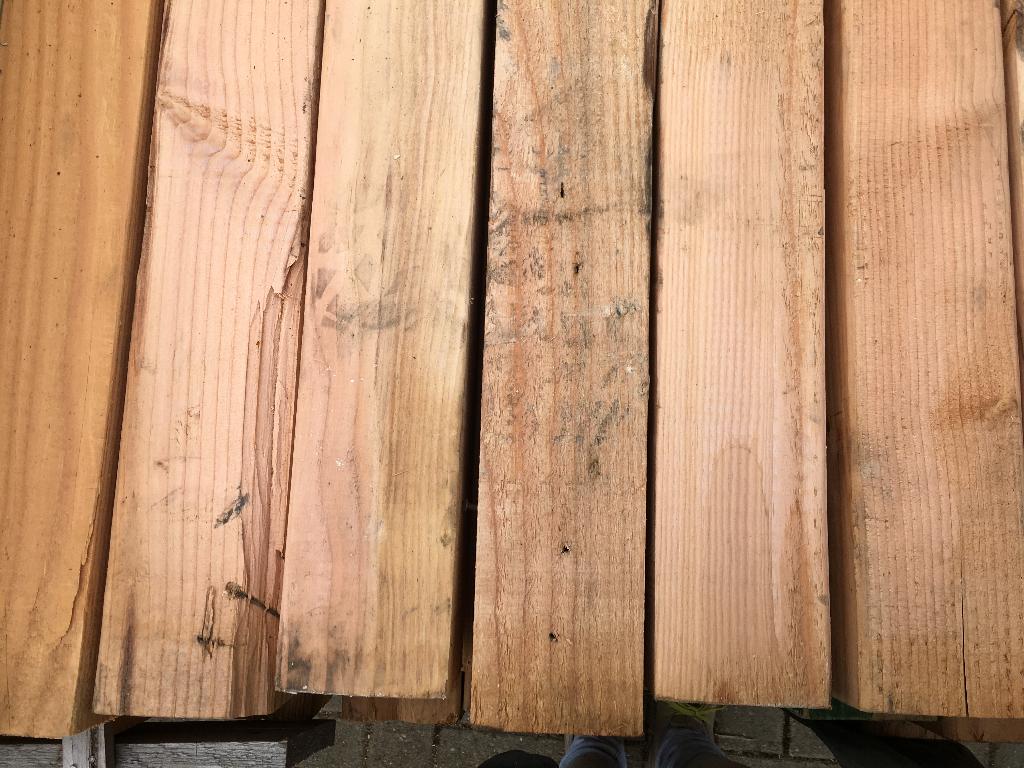 Gebruikte balken 9x9 / 9x14 / 4x14 / 4x9cm lengte 2,44m, Ophalen, Gebruikt, 250 cm of meer, Balken