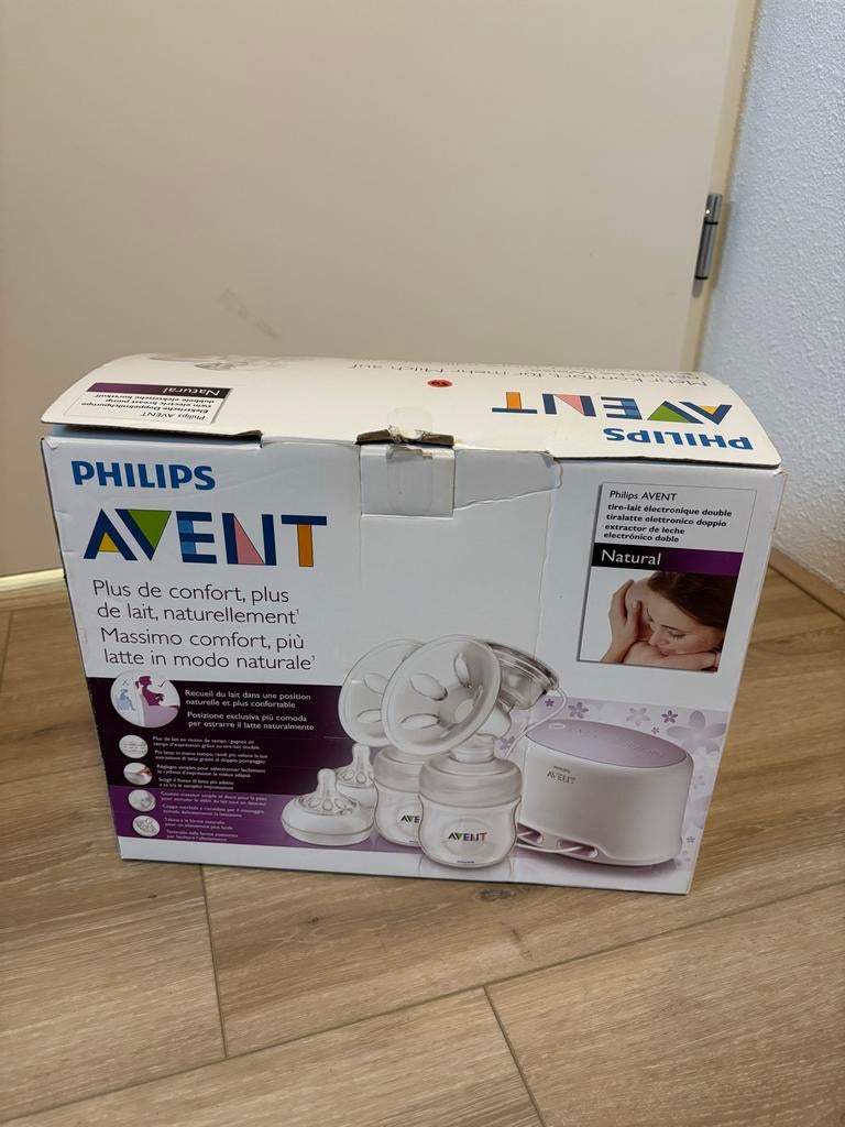 Philips AVENT Dubbele Elektrische Borstkolf Natural, Ophalen, Zo goed als nieuw, Borstkolf