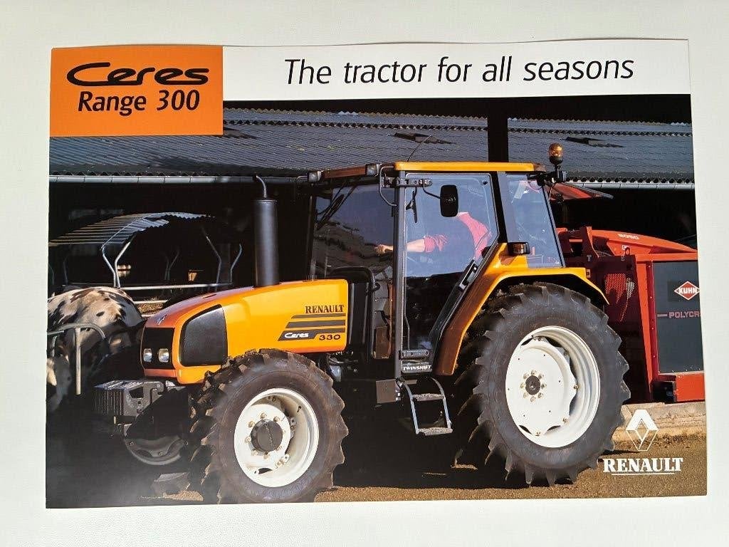 Renault trekker tractor folder brochure, Ophalen of Verzenden, Gelezen, Folder
