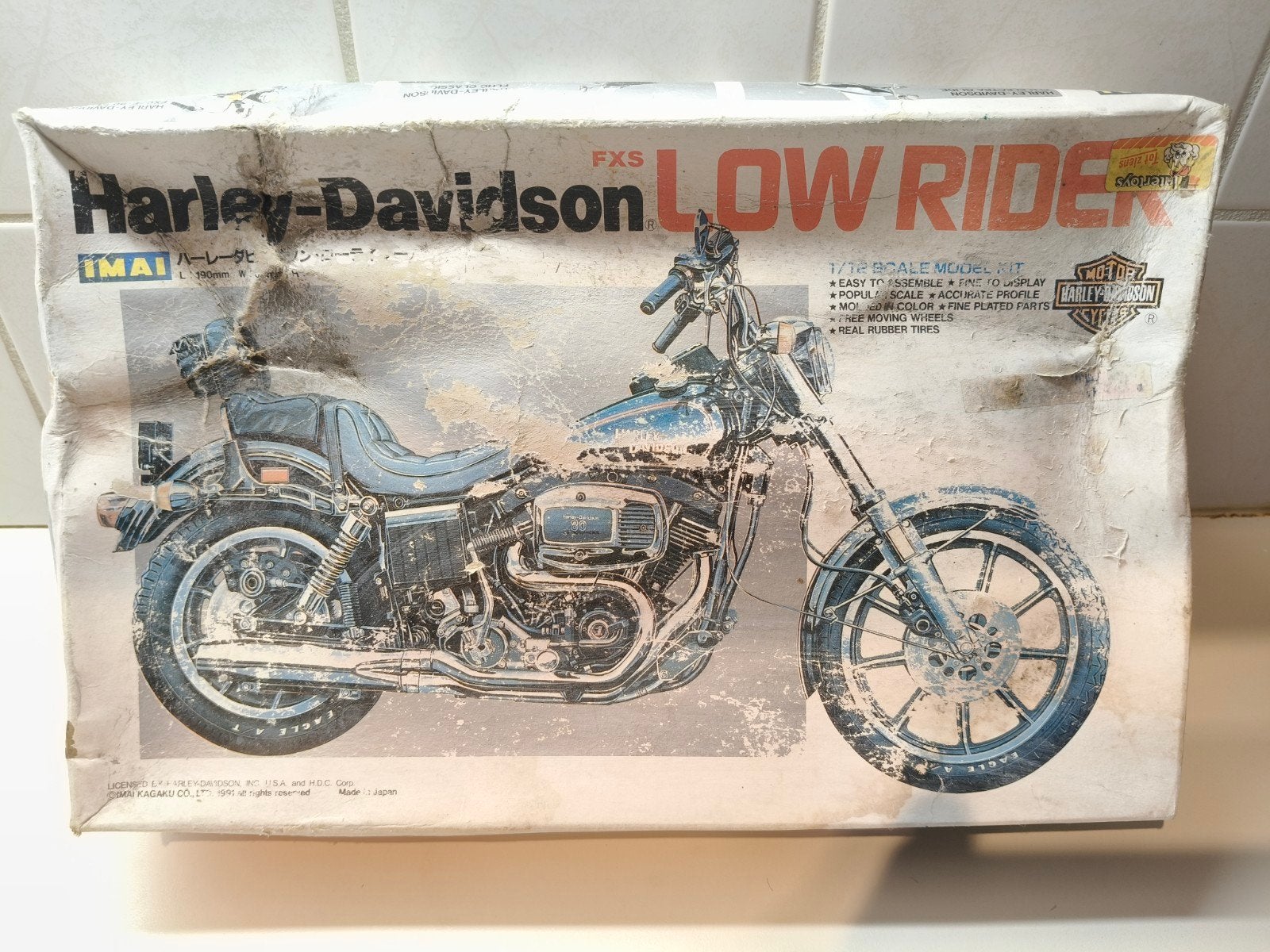 Harley-Davidson FXS Low Rider 1/12 schaalmodel kit nieuw, Ophalen of Verzenden, Groter dan 1:32, Overige typen, Overige merken