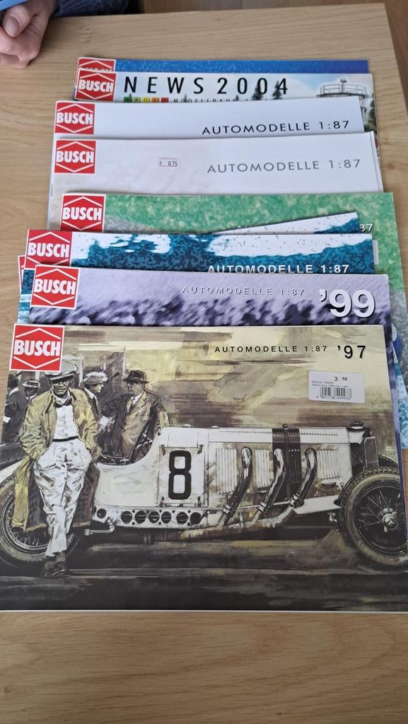 Busch catalogi Automodelle 1:87 (1997-2004), Overige merken, Gebruikt, 1:50 of kleiner, Overige typen