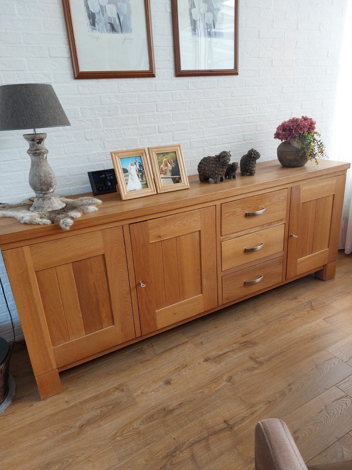 Eikenhouten meubels gratis, Huis en Inrichting, Complete inboedels, Ophalen