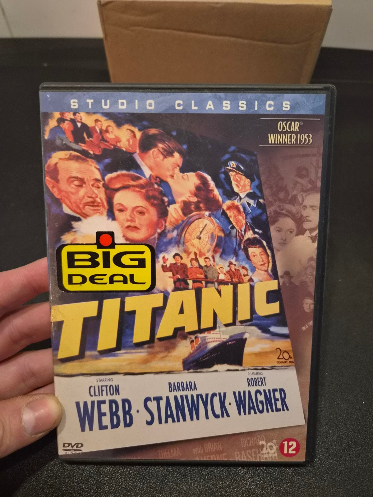 Titanic (1953) - Studio Classics DVD - Oscar Winnaar, Vanaf 12 jaar, Ophalen of Verzenden, Gebruikt, Historisch