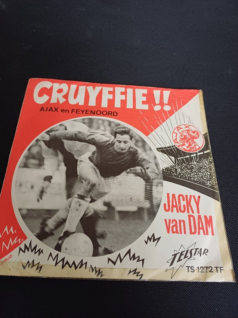 234 Jacky van Dam  – Cruyffie!! – TS 1272 TF– Origineel 1967, Cd's en Dvd's, Gebruikt, 7 inch, Ophalen of Verzenden, Overige typen