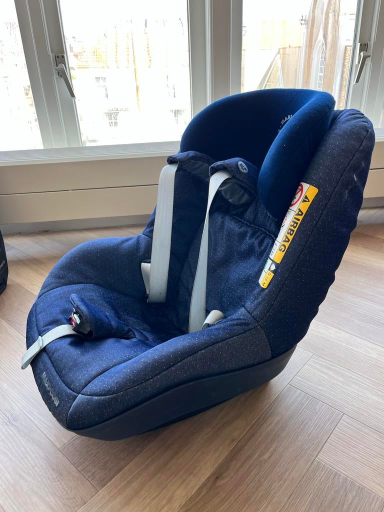 Maxi Cosi Pearl Pro i-Size Sparkling Blue + 2wayfix (opt.), Ophalen, Verstelbare rugleuning, Gebruikt, 0 t/m 18 kg