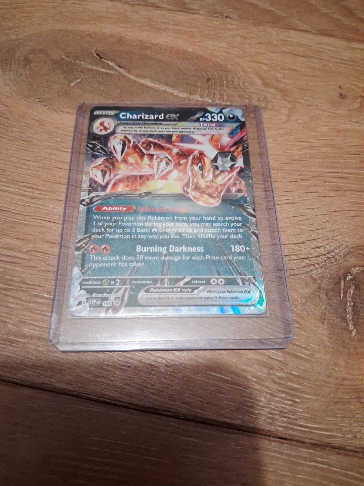 Charizard EX  #196, Ophalen of Verzenden, Nieuw, Plaatje