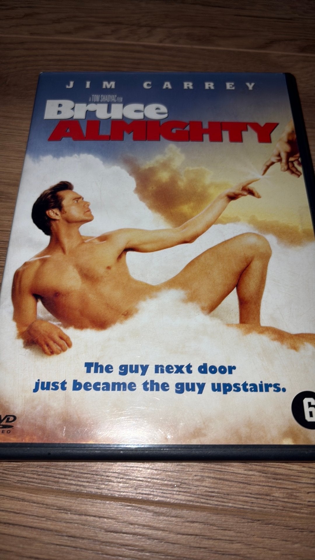 Bruce Almighty met Jim Carrey en Morgan Freeman., Vanaf 16 jaar, Ophalen of Verzenden, Zo goed als nieuw, Actiekomedie