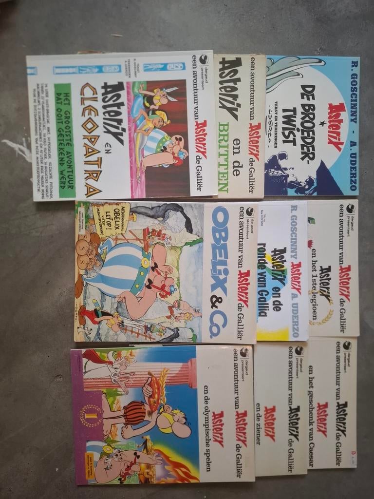 Asterix en Obelix stripboeken - diversen, Boeken, Meerdere stripboeken, Ophalen, Gelezen, René Goscinny en Albert Uderzo