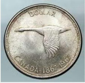 Canada - 1 Silver Dollar 1967, Postzegels en Munten, Munten | Amerika, Verzenden, Noord-Amerika, Losse munt, Zilver
